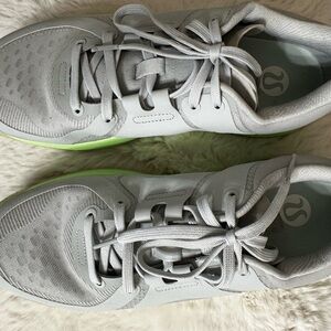 lululemon athletica Gray and Green Sneakers